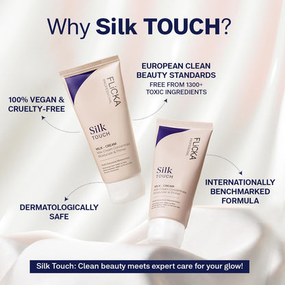 Flicka Silk Touch 3 in 1 (Moisturizer + Primer + Sunscreen) Buy one Get One Free