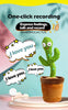 Dancing Cactus Toy Repeat Talking USB Charging Can Sing Record Cactus Bailarín Dansant Kids Education Toys Birthday Present