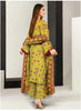 3 Pcs Women's Unstitched Khaddar Printed Suit